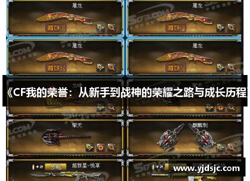 《CF我的荣誉：从新手到战神的荣耀之路与成长历程》